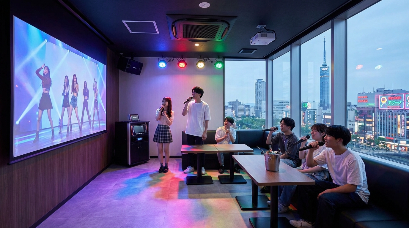 福岡でK-POPカラオケができる店舗