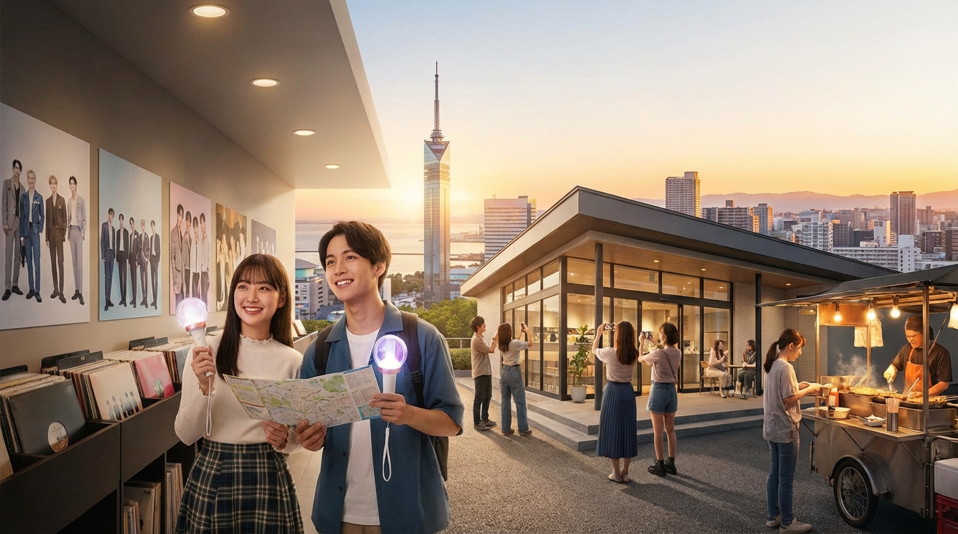 半日で回れる福岡K-POP聖地巡りモデルコース