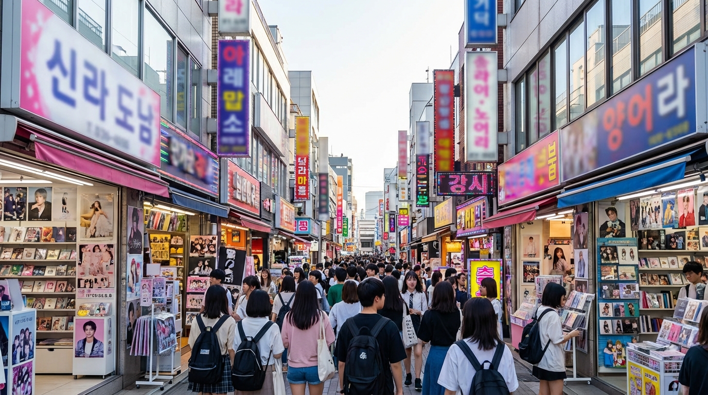 新大久保はK-POPグッズの聖地｜30店舗以上が駅徒歩5分圏内に集中