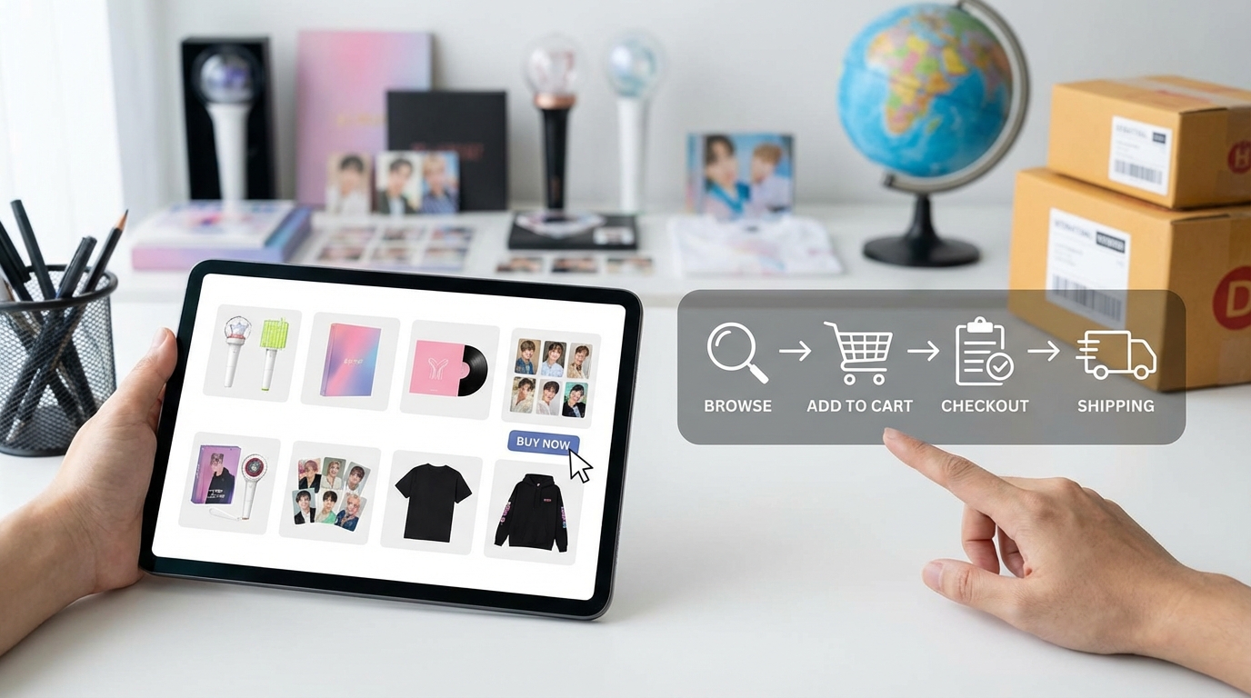 【図解】K-POPグッズの買い方・購入手順