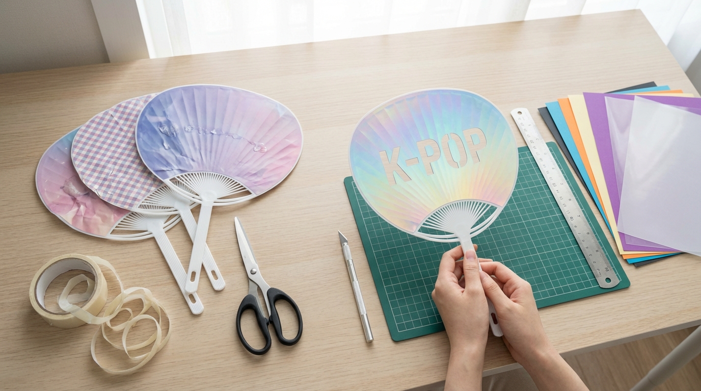 K-POPうちわ作りでよくある失敗と対処法