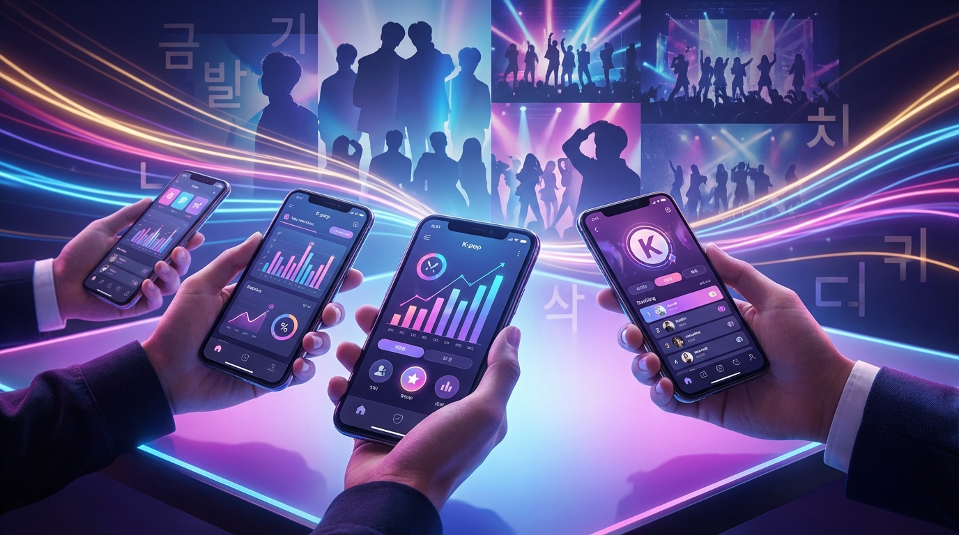 K-POP投票アプリ比較表|推しに合わせた選び方