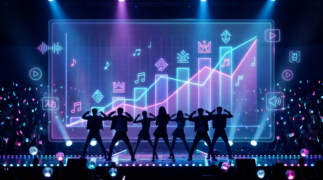 音楽番組・チャートに関するK-POP用語一覧