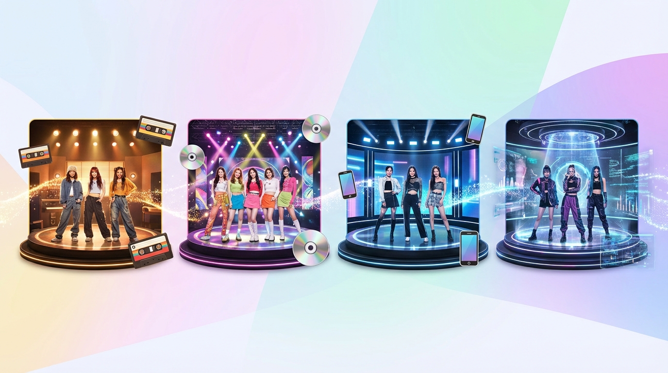 【比較表】K-POP世代別の違いを徹底整理