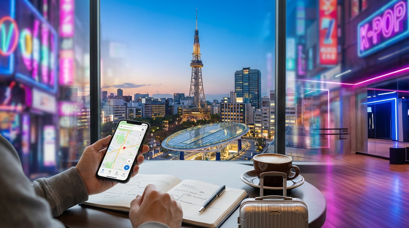 名古屋K-POPスポットへのアクセス・事前準備