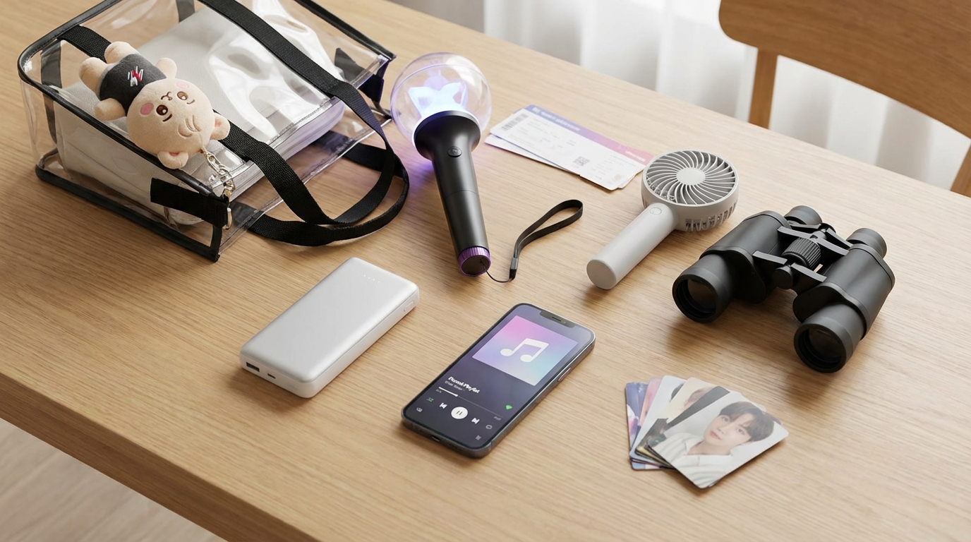 【保存版】K-POPライブ持ち物チェックリスト