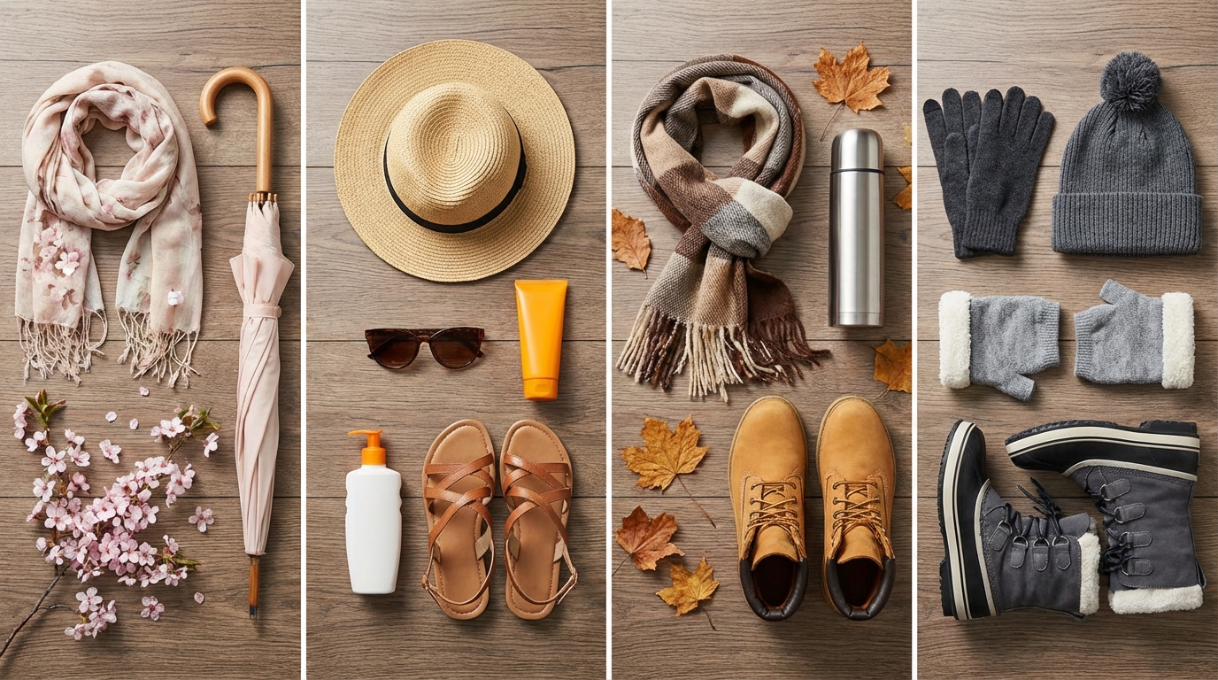 季節別｜追加で持っていくべきアイテム