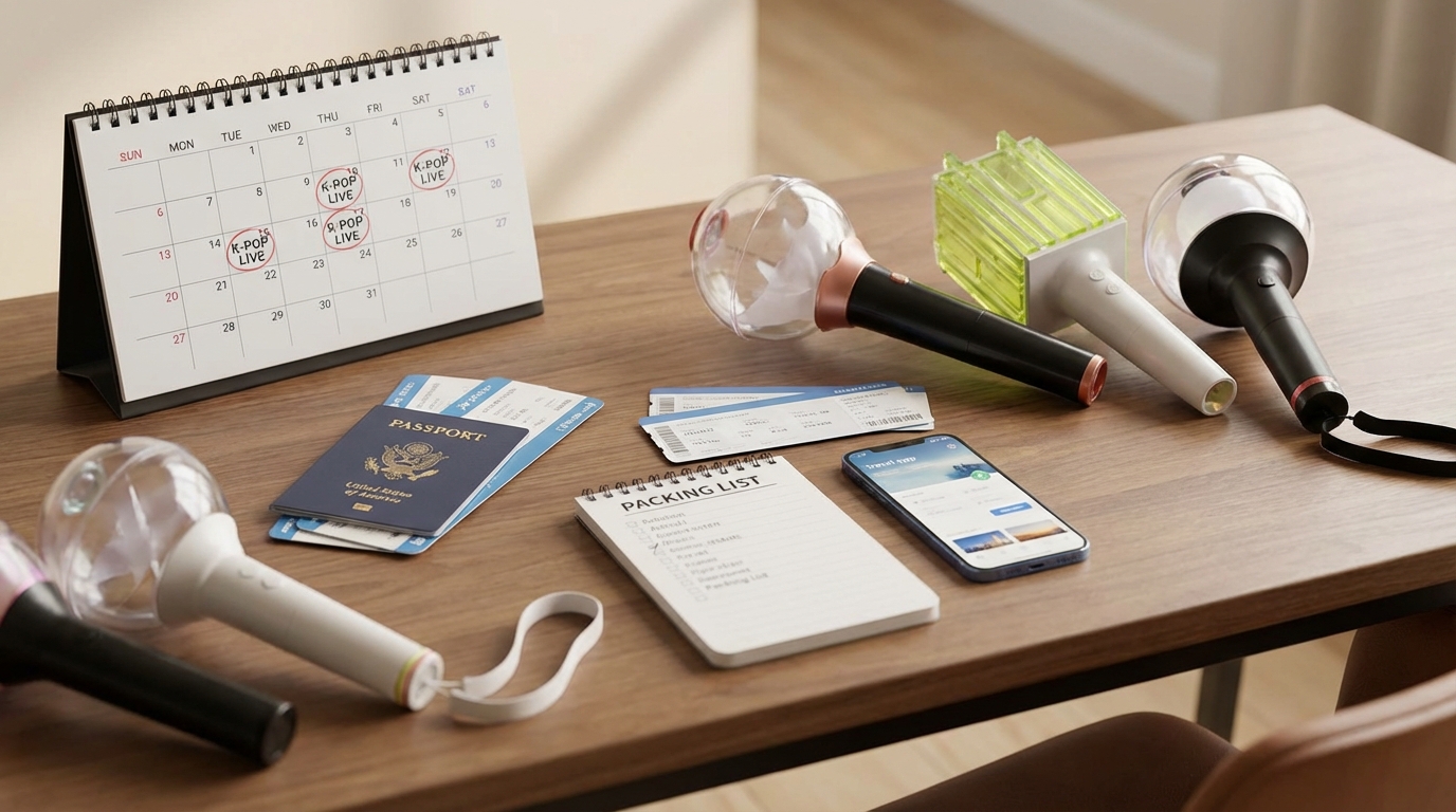 K-POPライブ準備スケジュール｜いつ何をする？