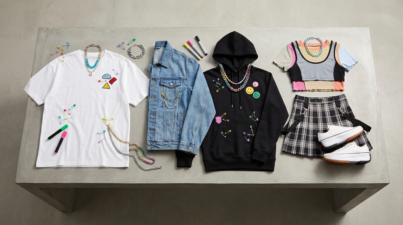 手持ち服をK-POP風に変える5つのテクニック