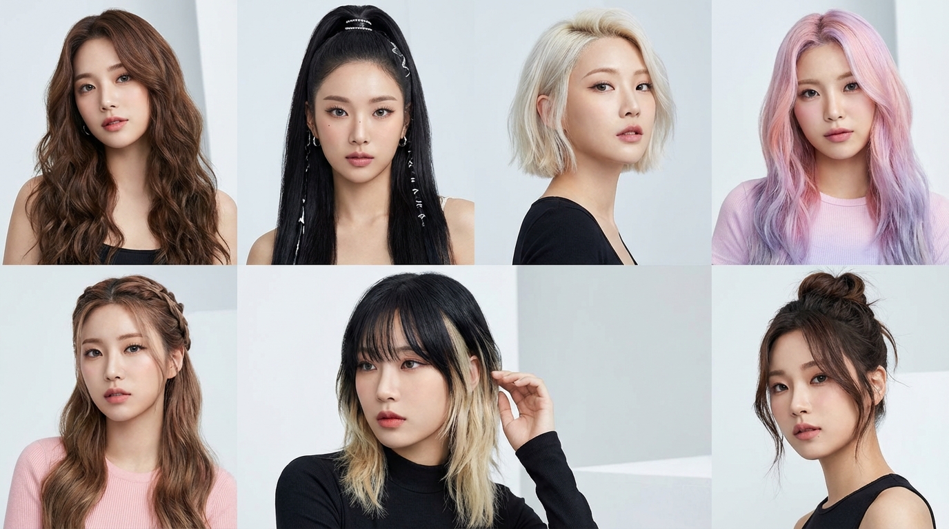 【レディース】K-POP髪型の人気スタイル7選