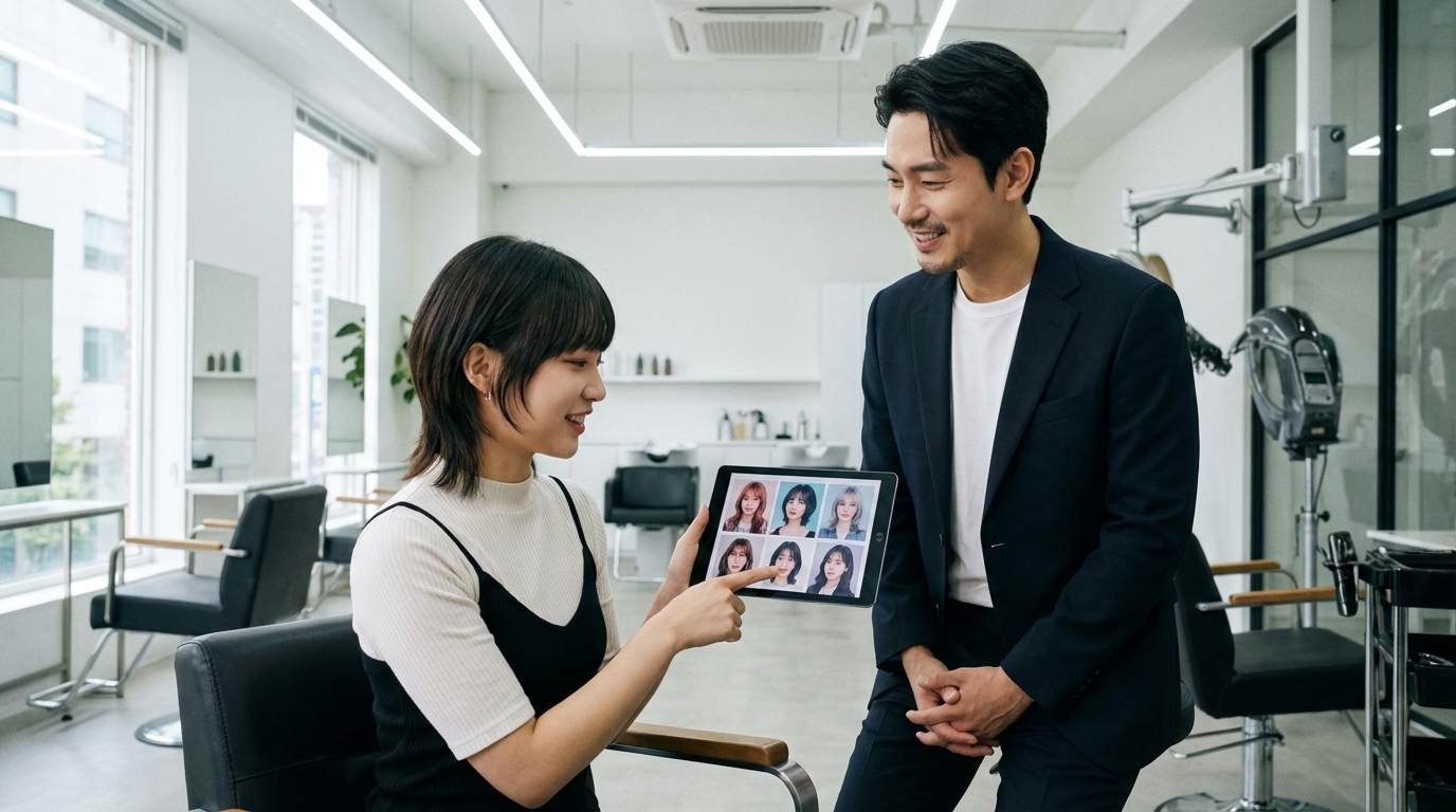 美容院でK-POP髪型をオーダーする方法【失敗しない伝え方】