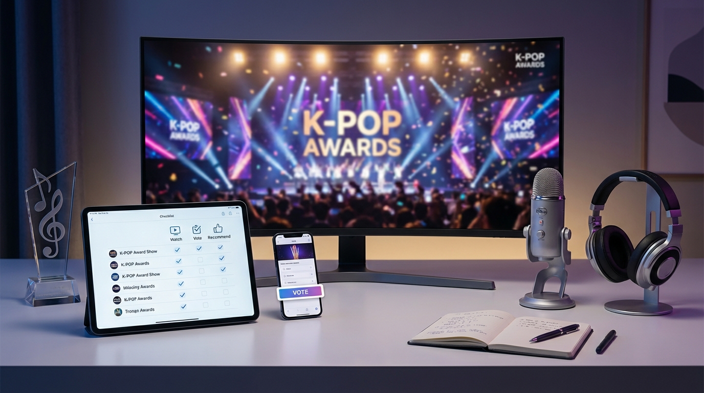 K-POP授賞式チェックリスト|視聴方法・投票有無・おすすめ度早見表