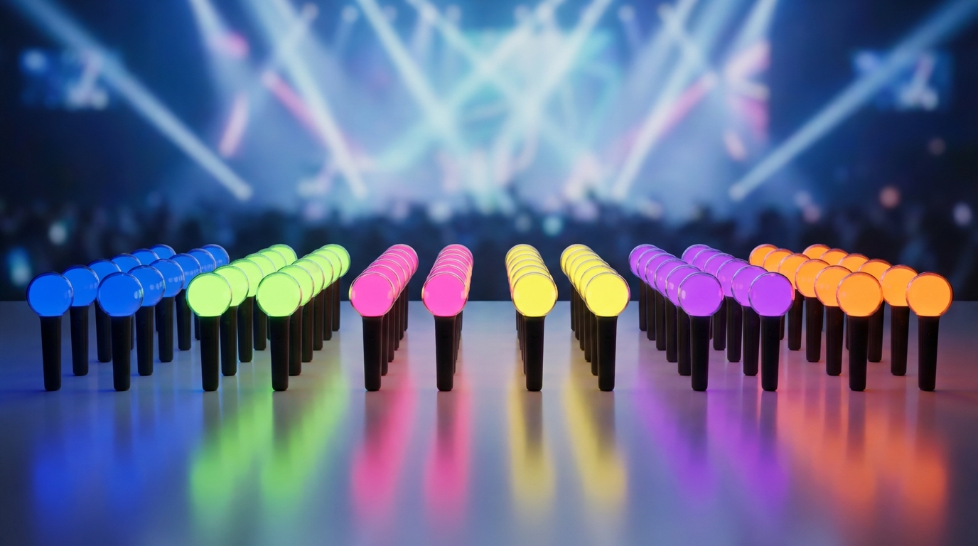 【事務所別】K-POP主要グループのペンライト色一覧