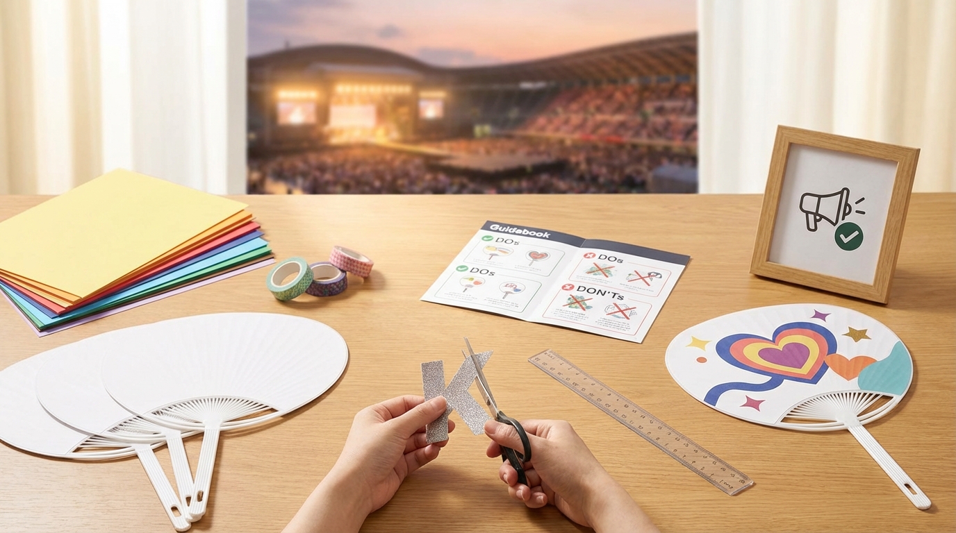 ルールを守ってファンサをもらう!うちわ作りの基本