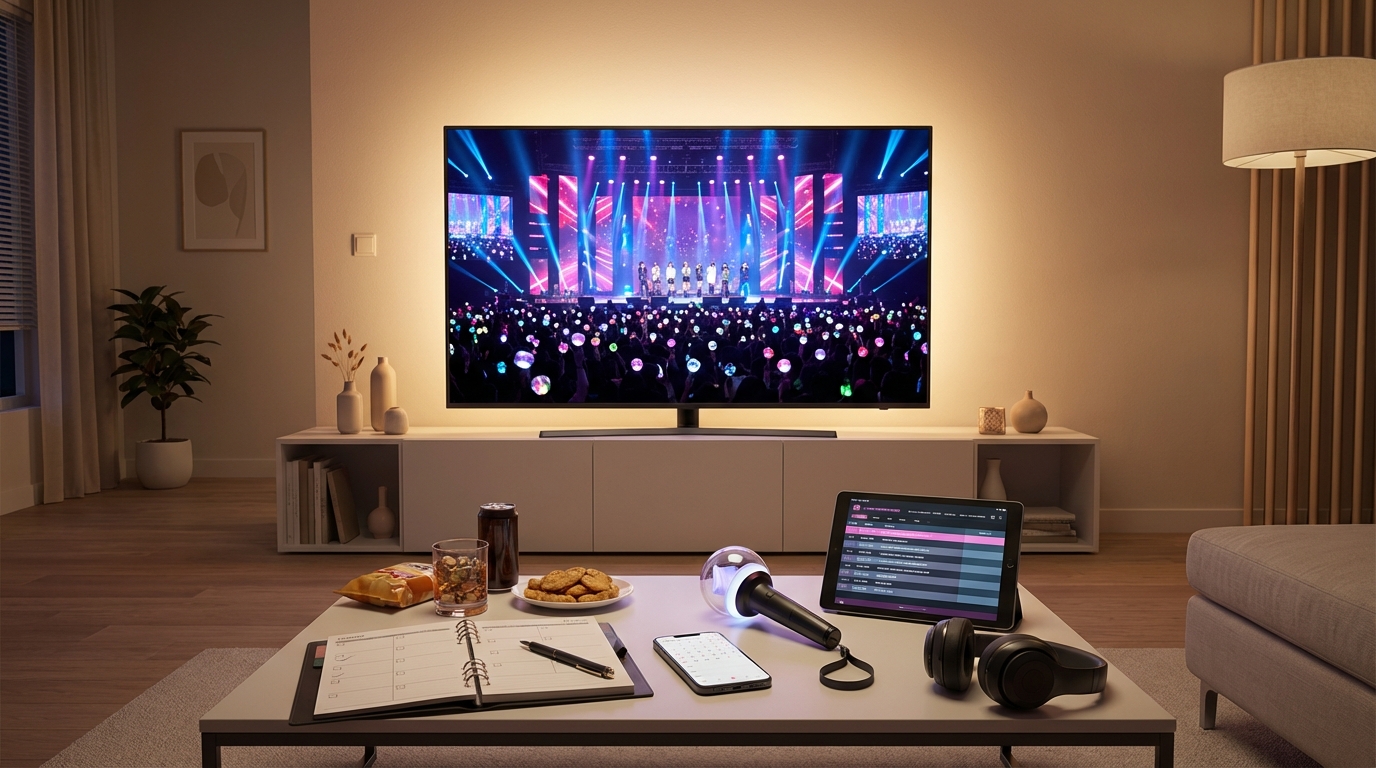 K-POP授賞式を見逃さないための準備チェックリスト