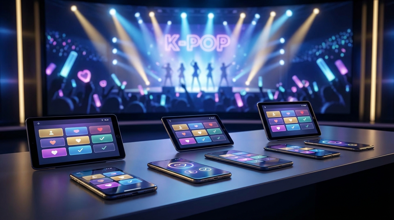 K-POP音楽番組で投票できるアプリ一覧と対応番組【早見表】