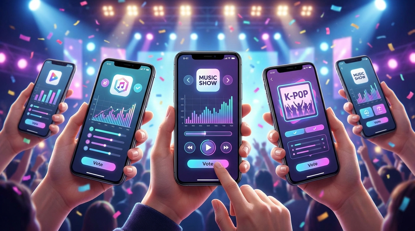 【図解】K-POP音楽番組の投票やり方をアプリ別に解説