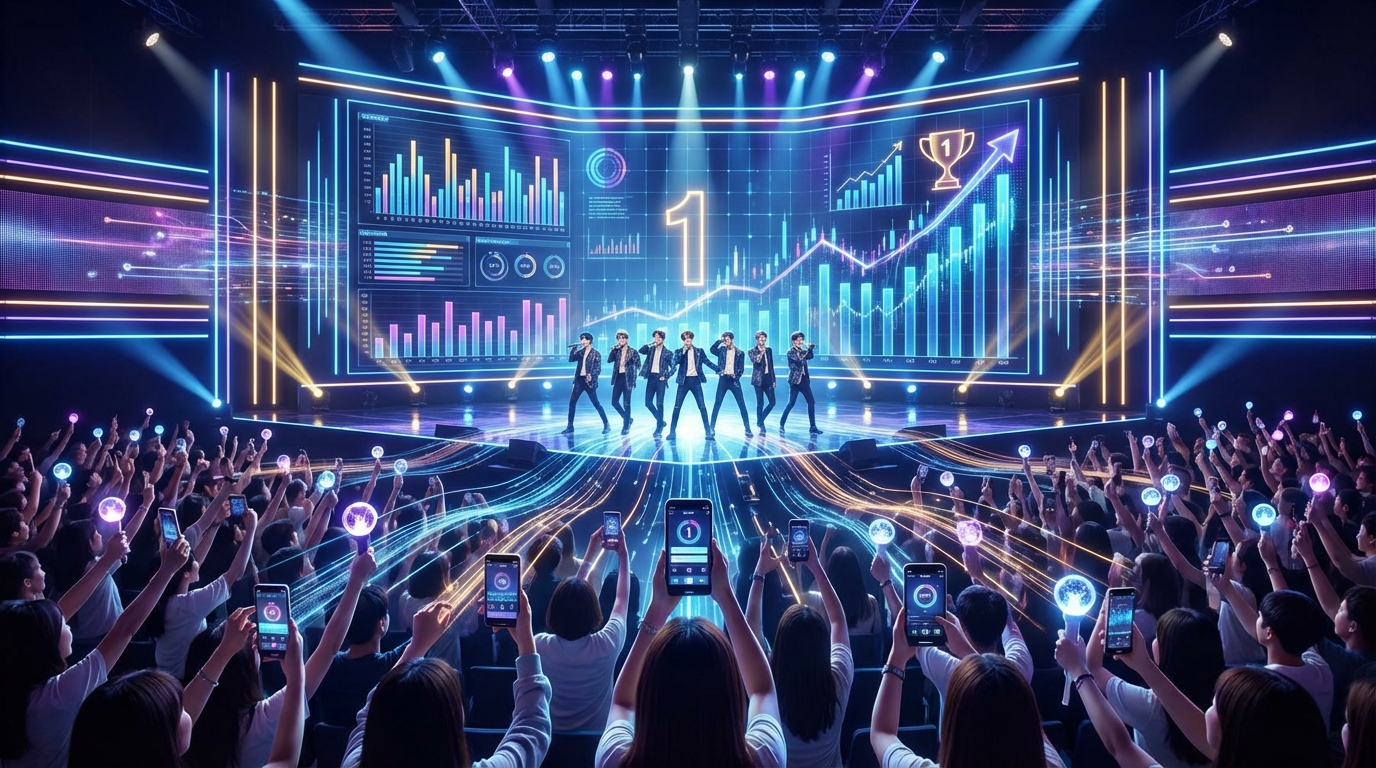 K-POP音楽番組の投票が1位に影響する仕組みとは