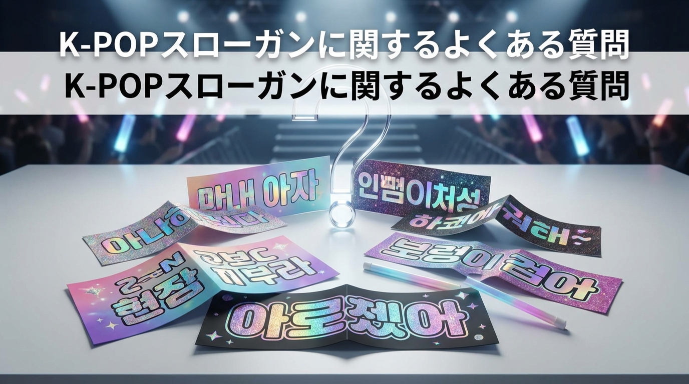 K-POPスローガンに関するよくある質問