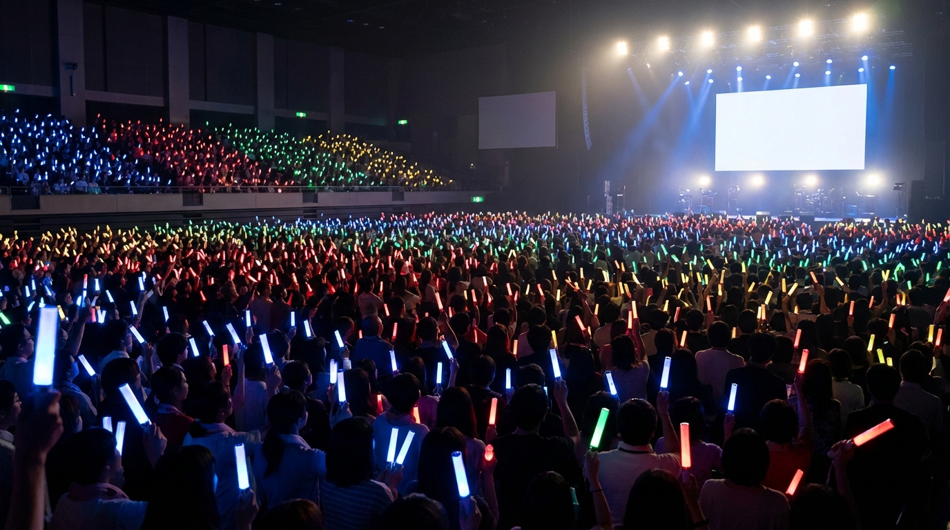 ライブ会場でペンライトを使う時のマナーと注意点