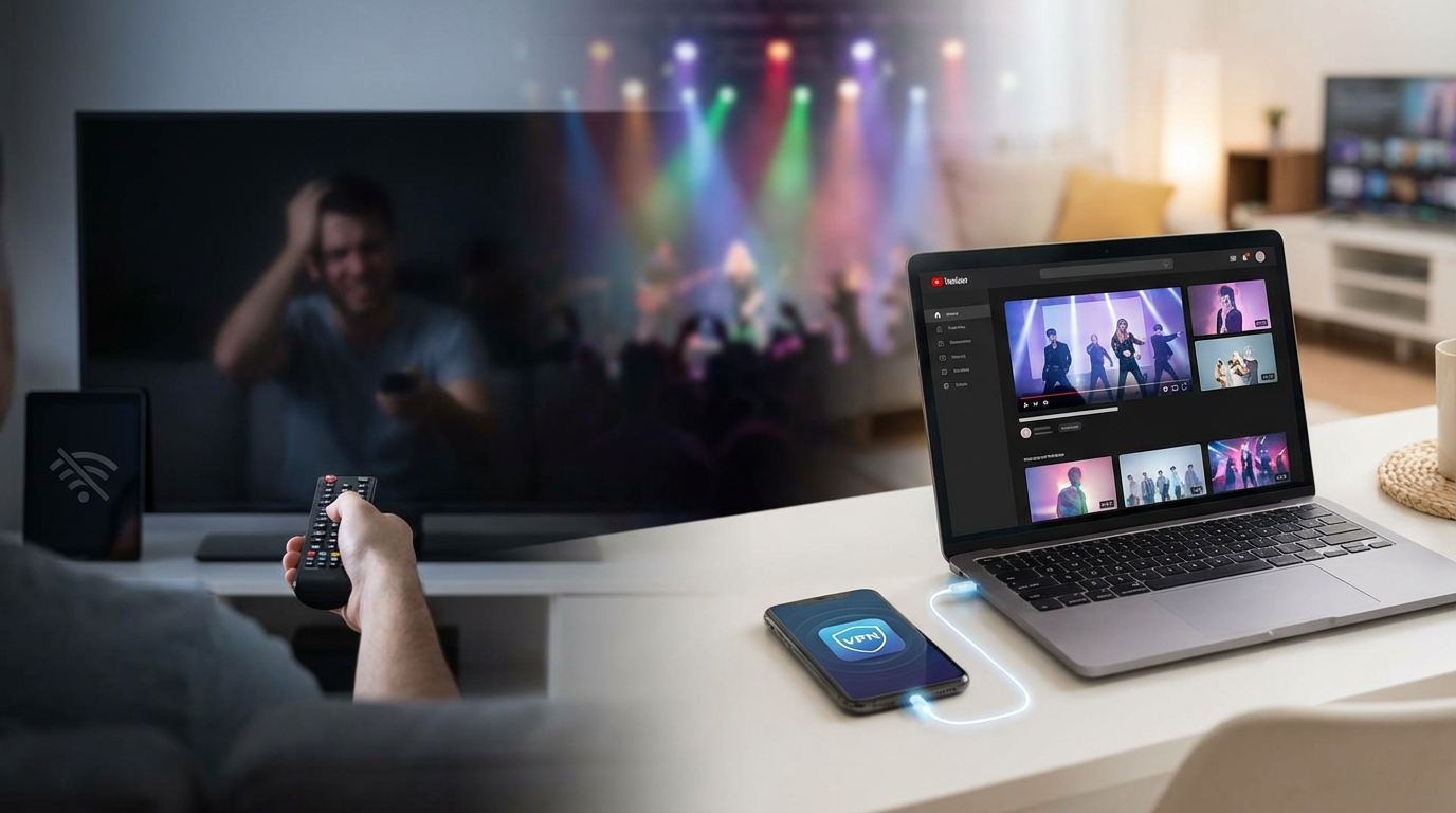 K-POP音楽番組が見れない時の対処法