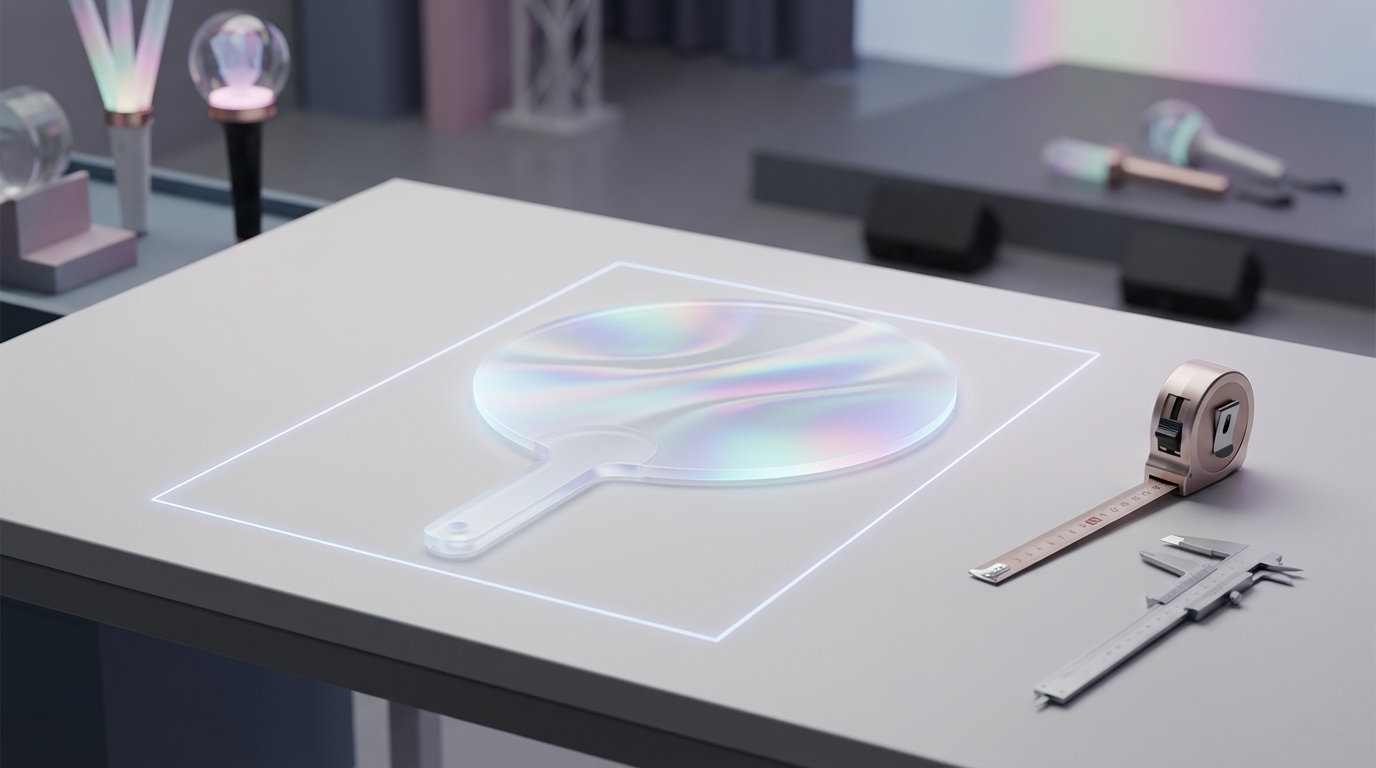 K-POPうちわの規定サイズは縦28.5cm×横29.5cm以内【結論】