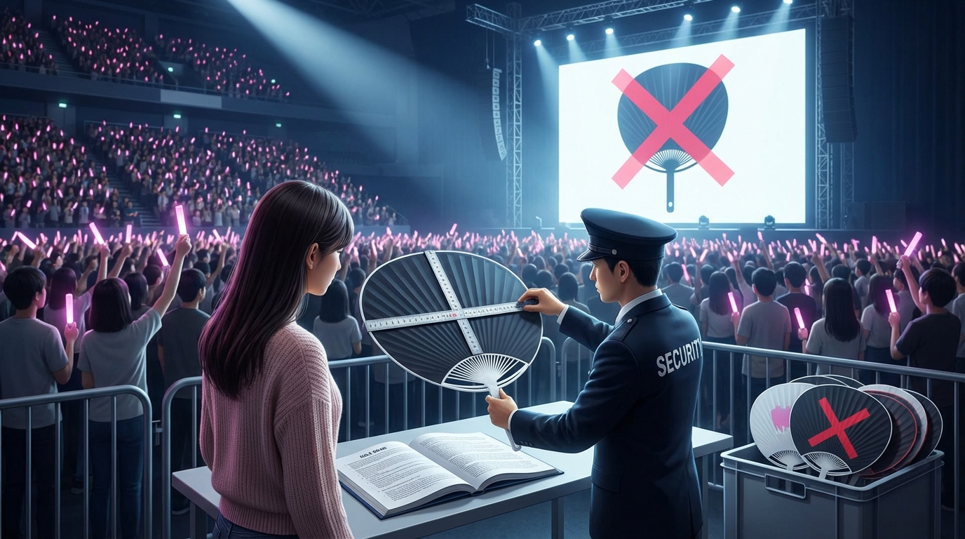 うちわのサイズ規定がある理由と違反時のリスク