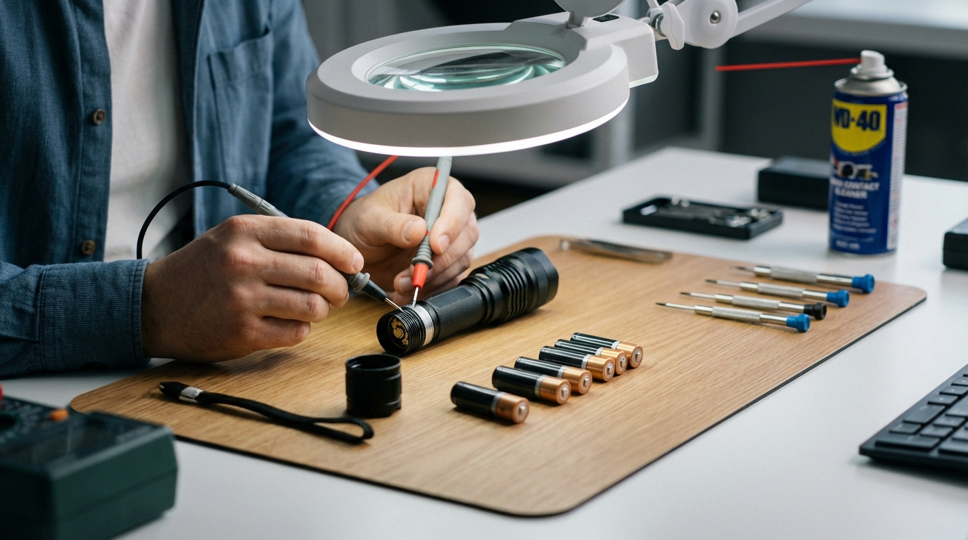 電池を入れたのに光らない！原因と対処法