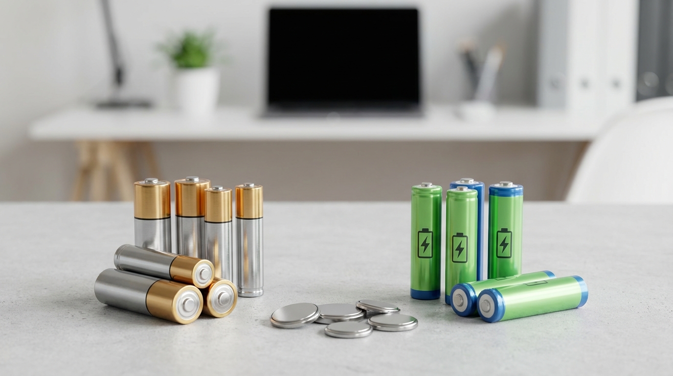 アルカリ・リチウム・充電式電池の違いと選び方