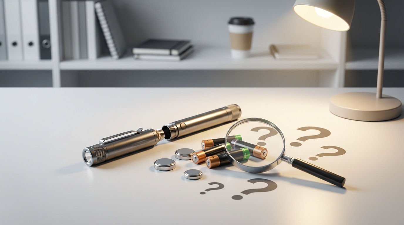 ペンライトの電池に関するよくある質問