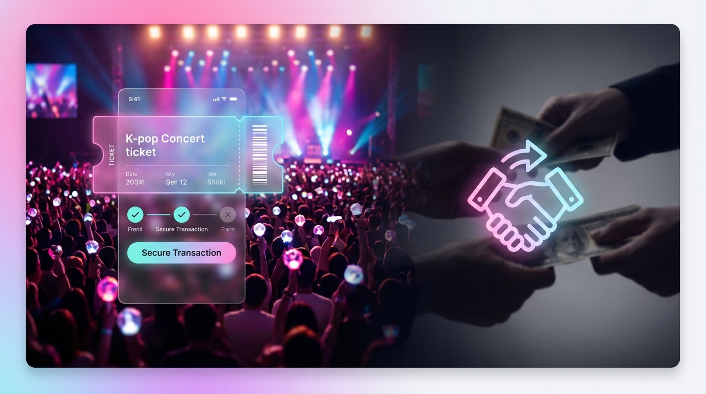 そもそもK-POPチケットのリセールとは？転売との違い