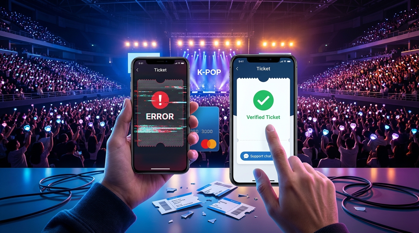 K-POPチケットリセールでよくあるトラブルと対処法
