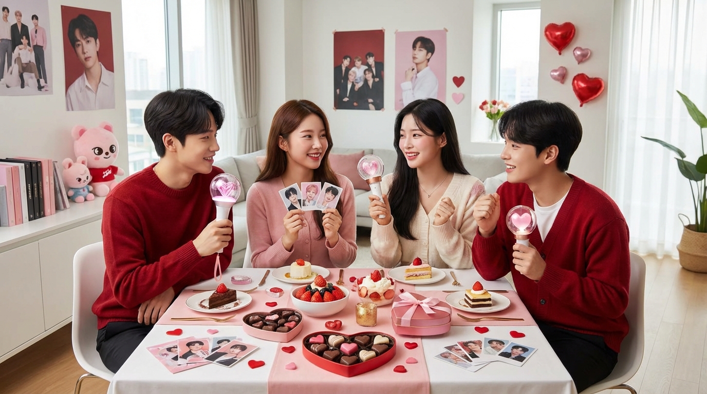 推し活仲間と楽しむK-POPバレンタインアイデア3選