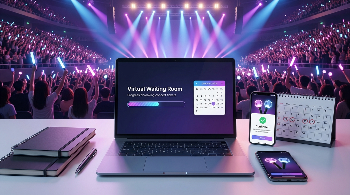 K-POPチケットの取り方｜申し込み手順と事前準備