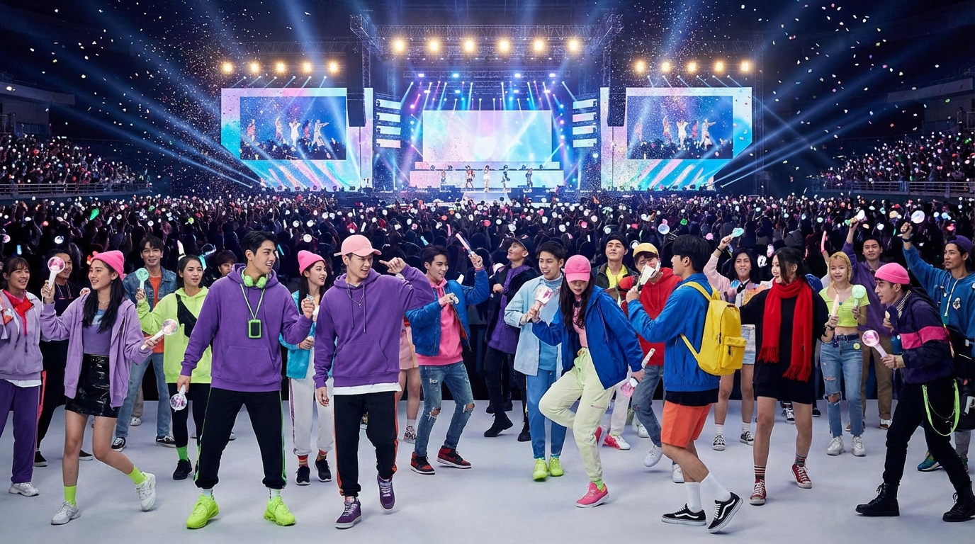 K-POPコンサートの服装｜推しカラーコーデと動きやすさの両立