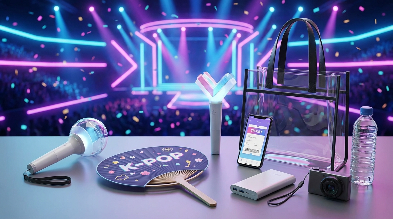 【FAQ】K-POPライブの持ち物でよくある質問