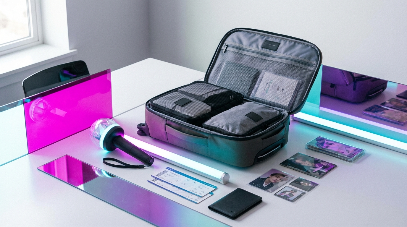 K-POPライブのカバン選びとパッキング術