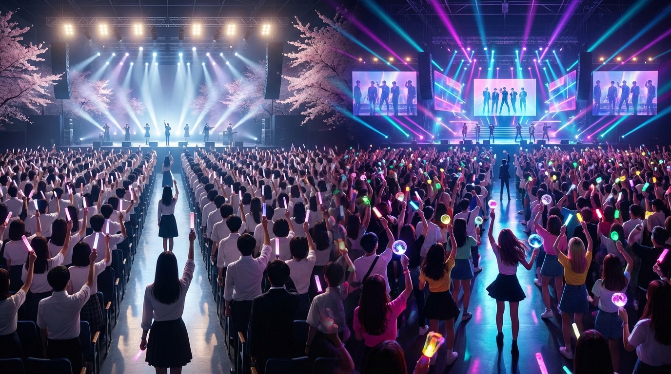 日本のライブとK-POPライブのマナーの違い
