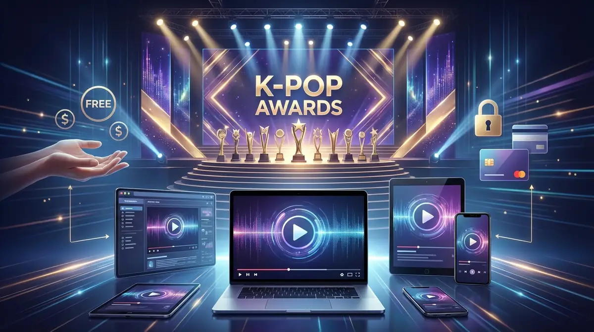 【結論】K-POP授賞式の配信先一覧｜無料・有料まとめ