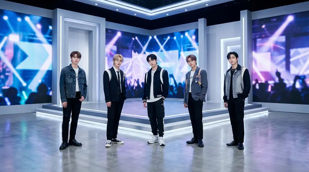 【男性グループ】K-POP“ビジュライン”の例