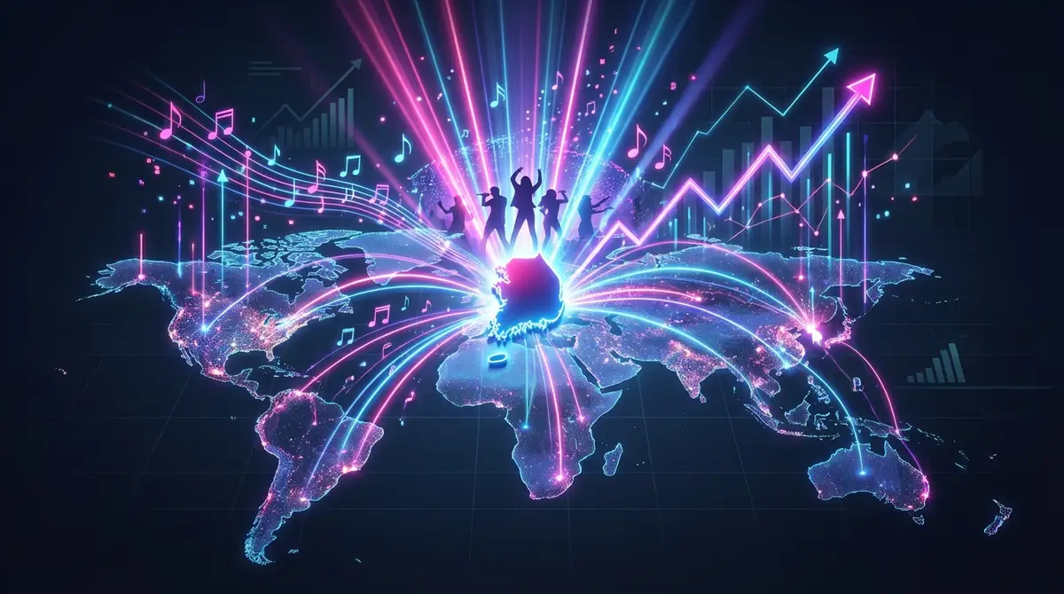 KPOPの輸出額は約◯◯億ドル|最新統計データと世界シェア