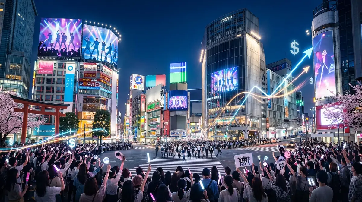 日本におけるKPOPの経済効果と影響