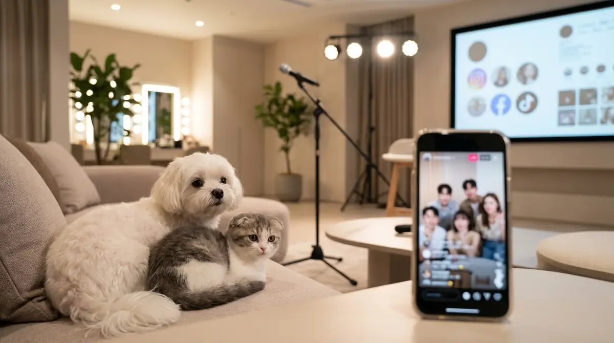 KPOPアイドルのペットが見られる公式SNS・配信まとめ