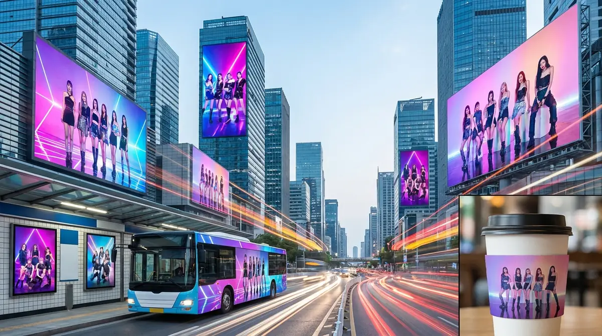 K-POP広告の種類一覧｜主要7タイプの特徴と設置場所