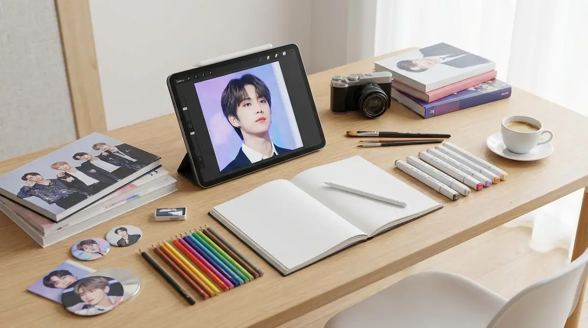 KPOPイラストを描く前に揃えるもの【準備編】