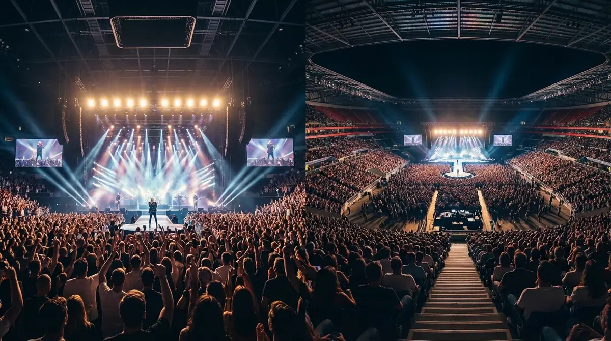 アリーナ席とスタンド席はどっちがいい?見え方で比較