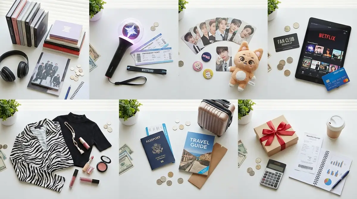 KPOP推し活の費用内訳｜7つのカテゴリ別に解説