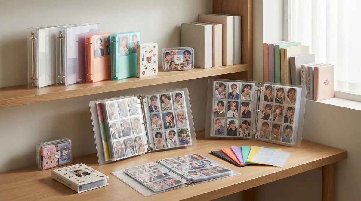 KPOPトレカ収納グッズの種類と選び方