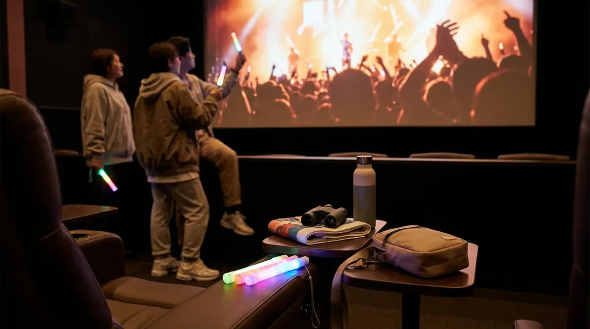 ライブビューイングの服装・持ち物のポイント