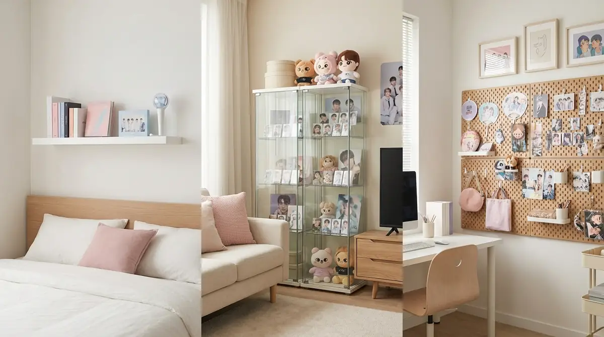 部屋タイプ別｜KPOPグッズ収納レイアウト実例